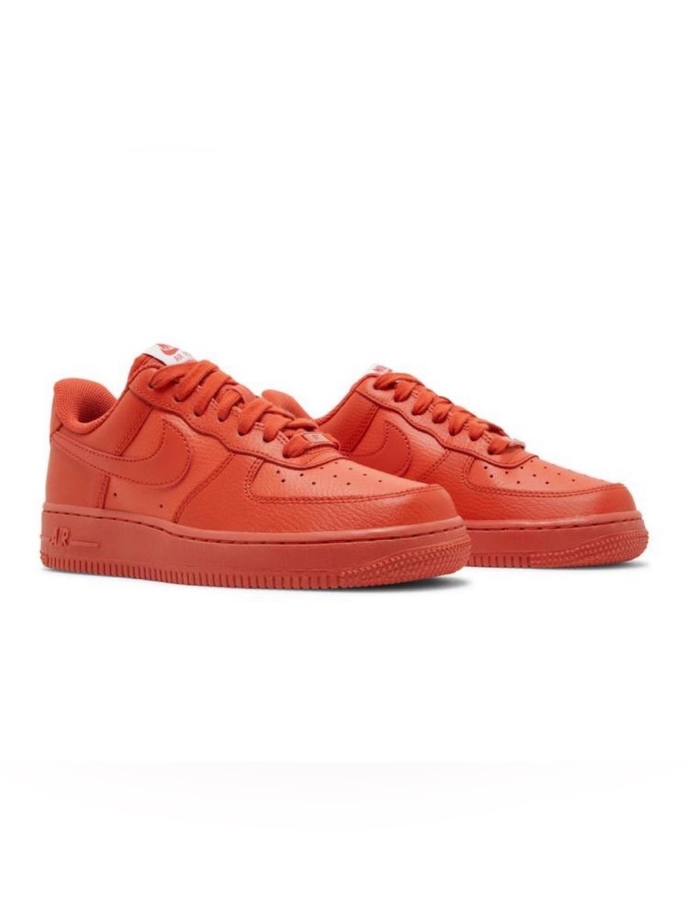 Nike Women's Air Force 1 Low Red Sneakers 7.5- like new!